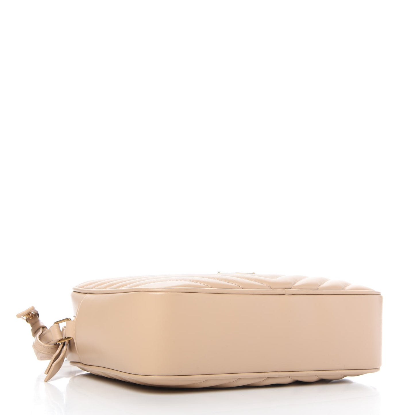Calfskin Matelasse Monogram Lou Camera Bag Dark Latte