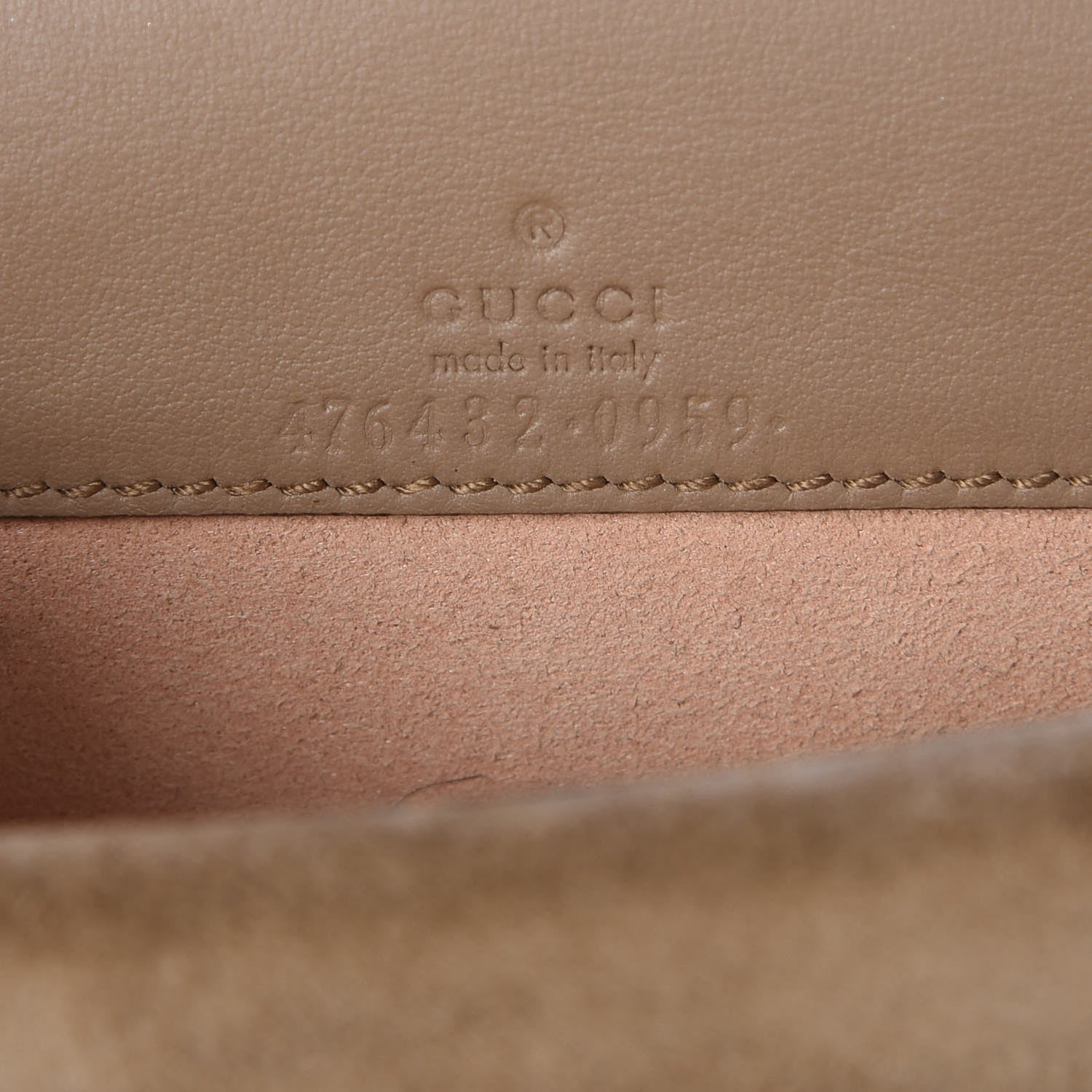 Gucci GG Supreme Monogram Super Mini Dionysus Shoulder Bag Taupe 7 of 7