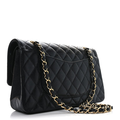 Chanel Caviar Quilted Medium Double Flap Black 3 of 10