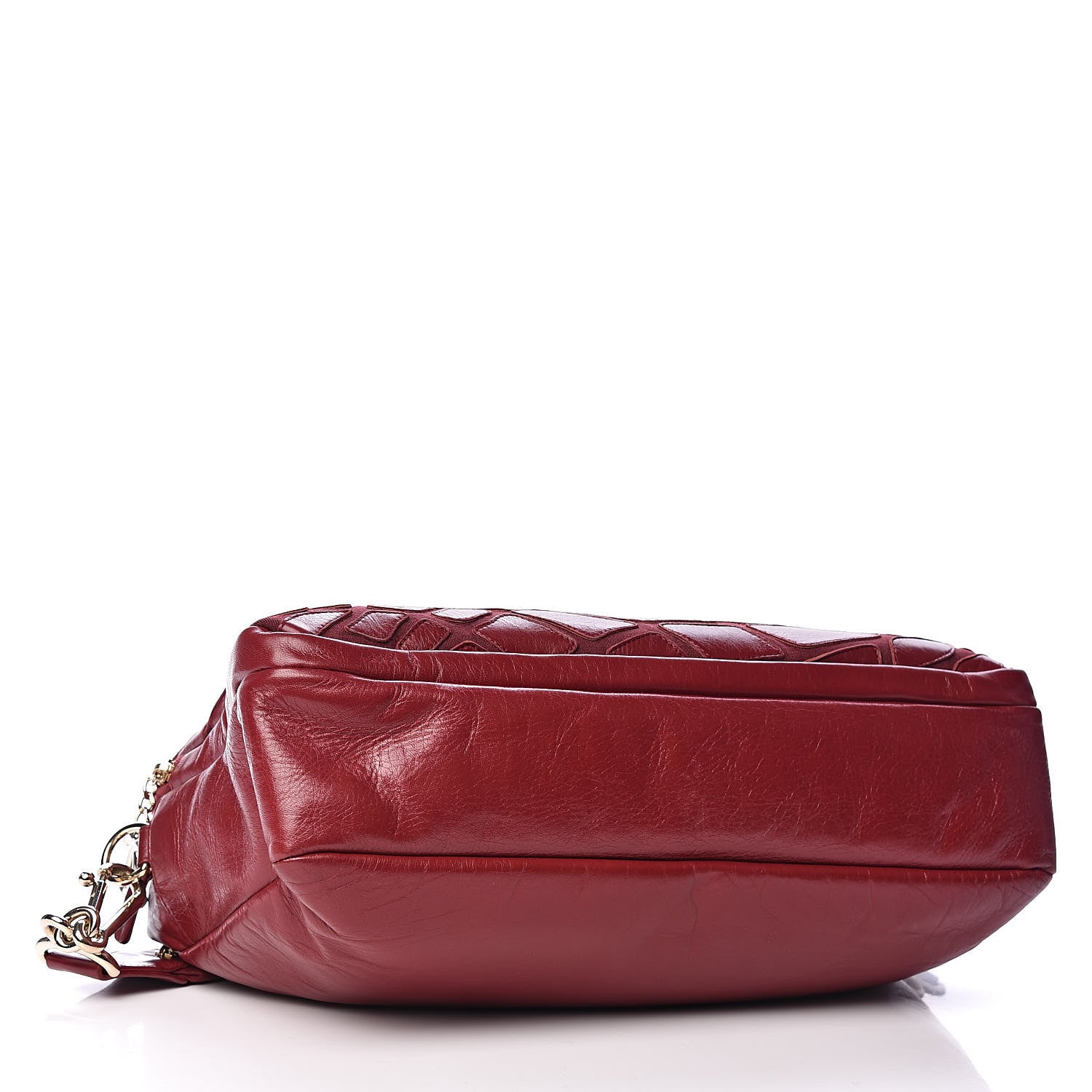 Chanel Lambskin Jersey Scales Camera Case Bordeaux 4 of 13