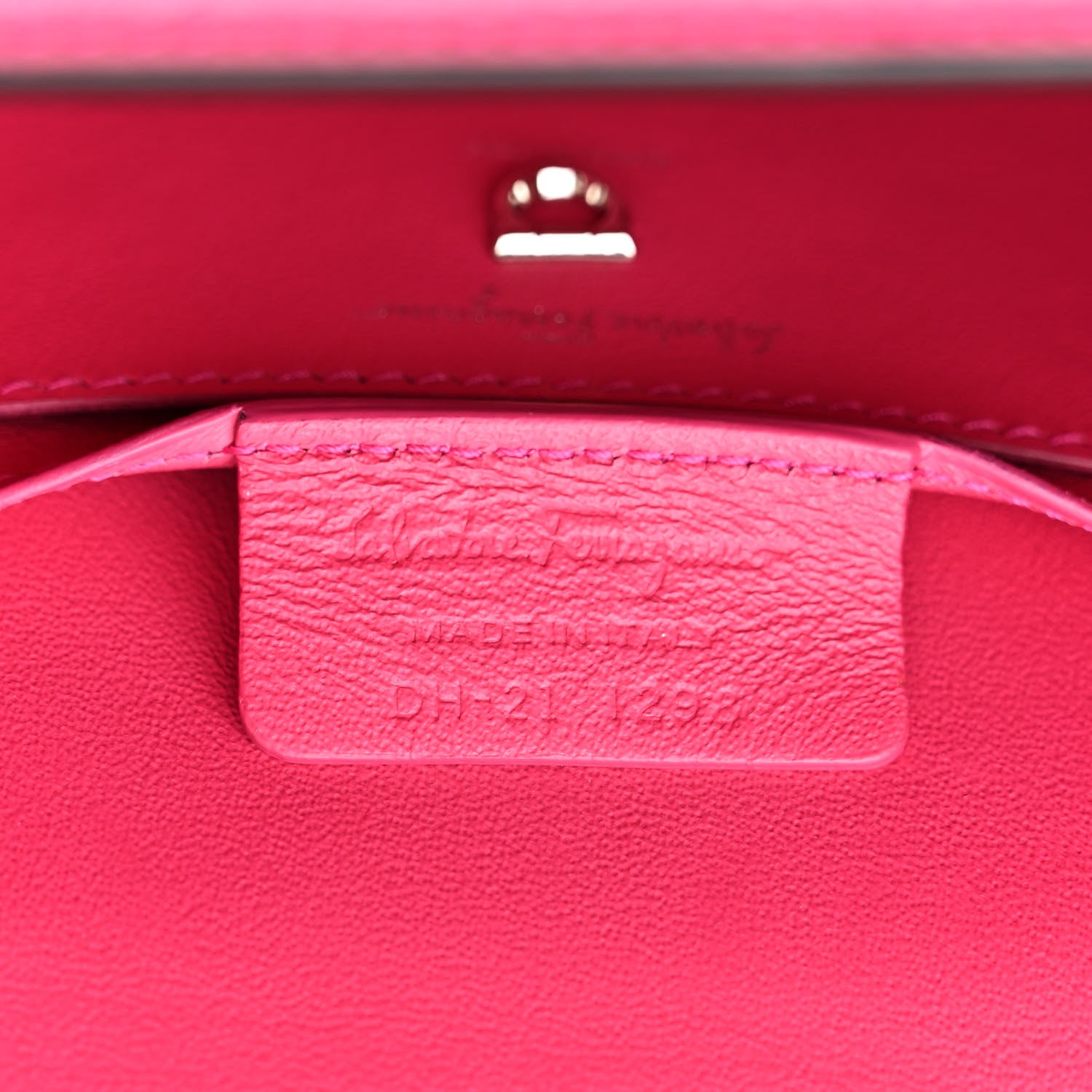 Salvatore Ferragamo Calfskin The Piccolo Boxyz Top Handle Bag Pink 7 of 21