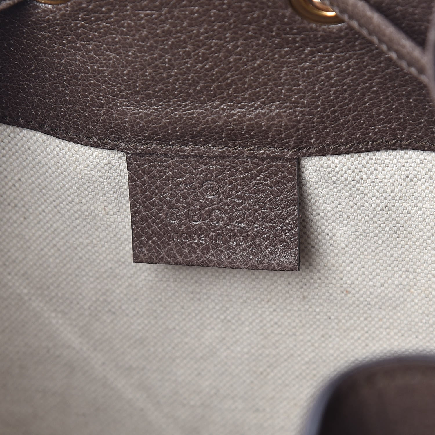 Gucci GG Supreme Monogram Web Ophidia Bucket Bag Brown 7 of 12