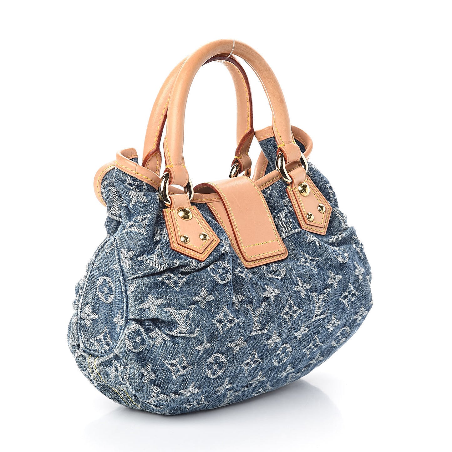 Monogram Denim Pleaty Blue