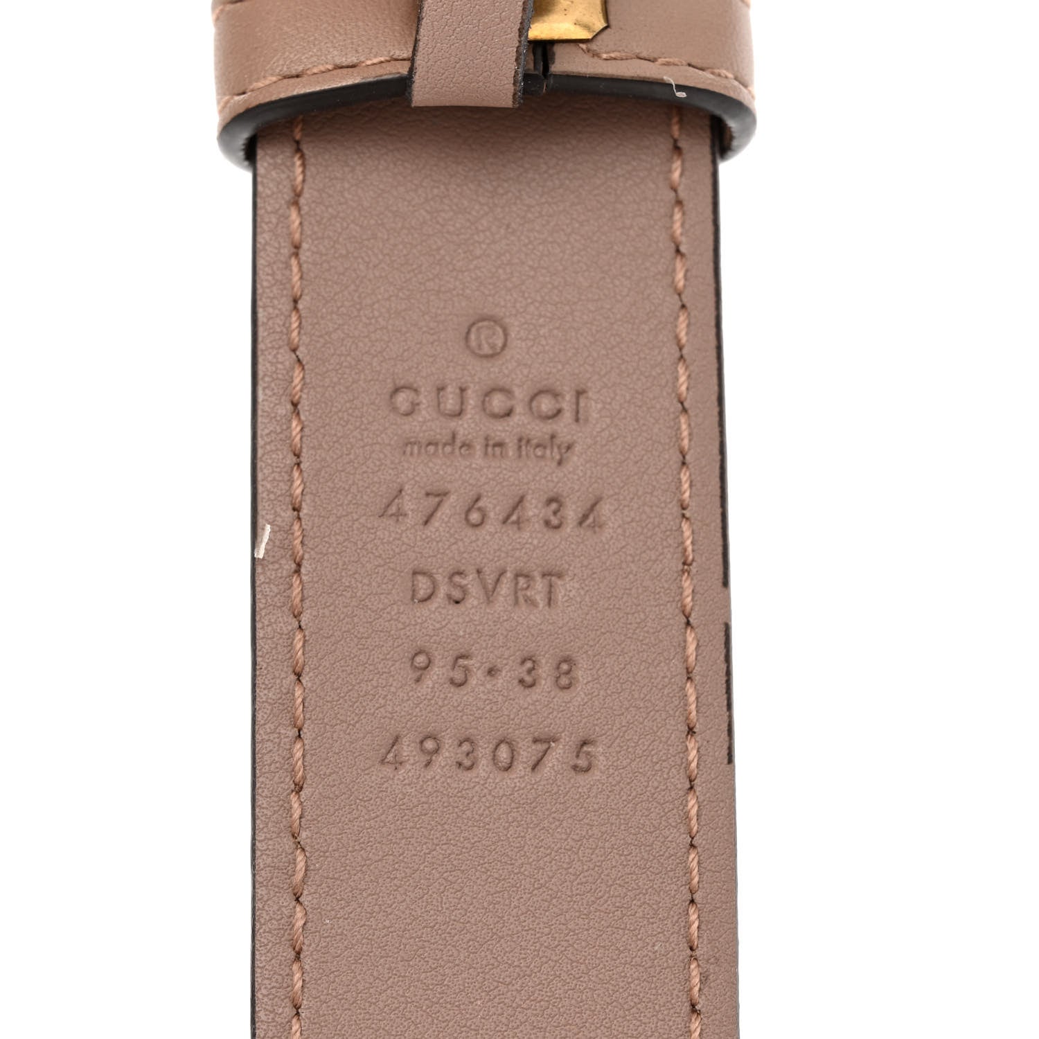 Gucci Calfskin Matelasse GG Marmont Belt Bag 95 38 Porcelain Rose 11 of 11