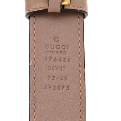 Gucci Calfskin Matelasse GG Marmont Belt Bag 95 38 Porcelain Rose 11 of 11