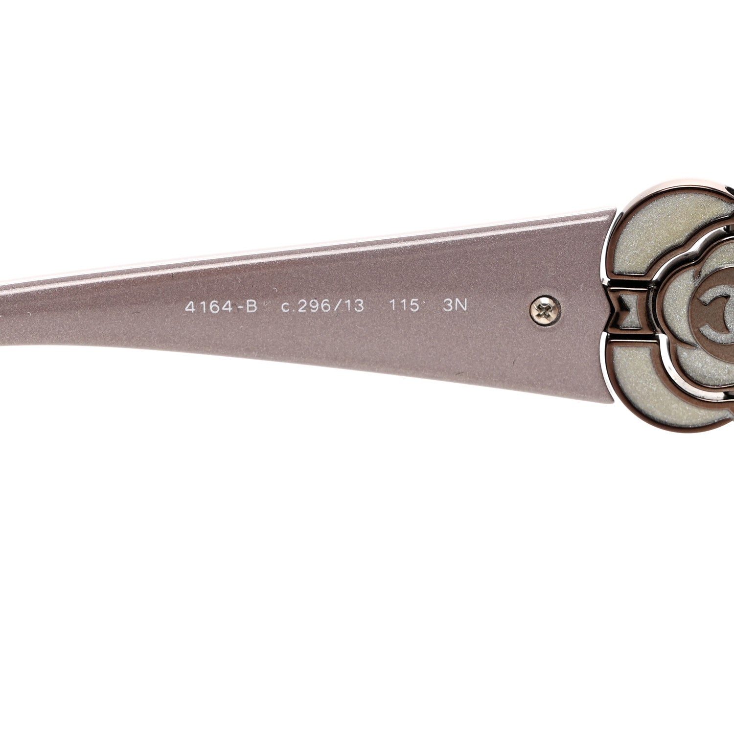 Chanel Swarovski Crystal Camellia CC Sunglasses 4164-B Bronze 5 of 8