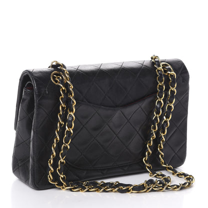 Chanel Lambskin Quilted Small Double Flap Black 4 of 13
