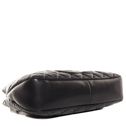 Chanel Caviar Quilted CC Timeless Soft Tote Black 4 of 7