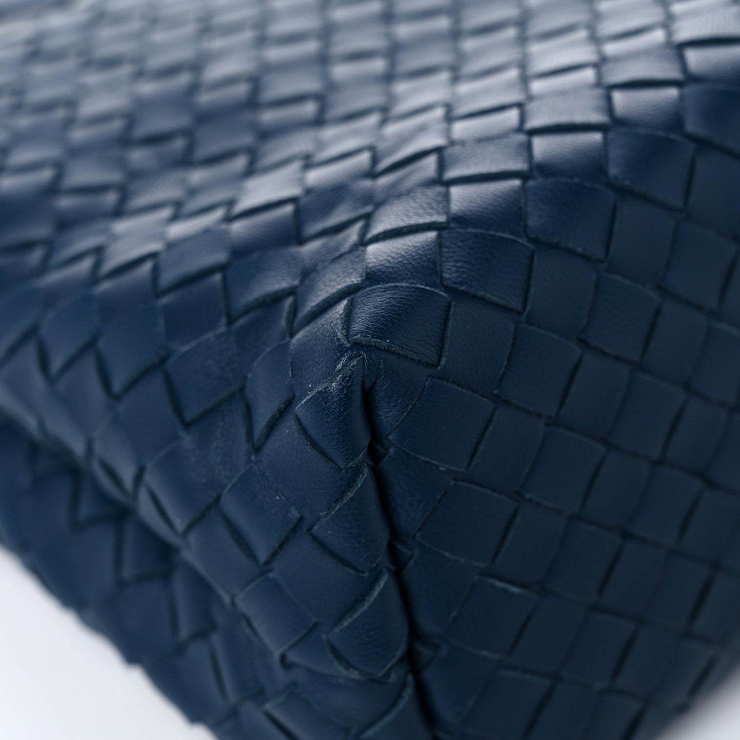 Nappa Intrecciato Small Olimpia Bag Denim