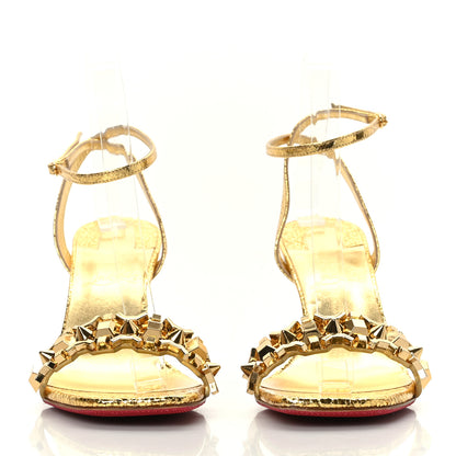 Christian Louboutin Specchio Asteroispikes 85 Sandals 38 Gold 2 of 7