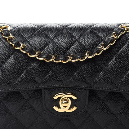 Chanel Caviar Quilted Small Double Flap Black 7 of 10