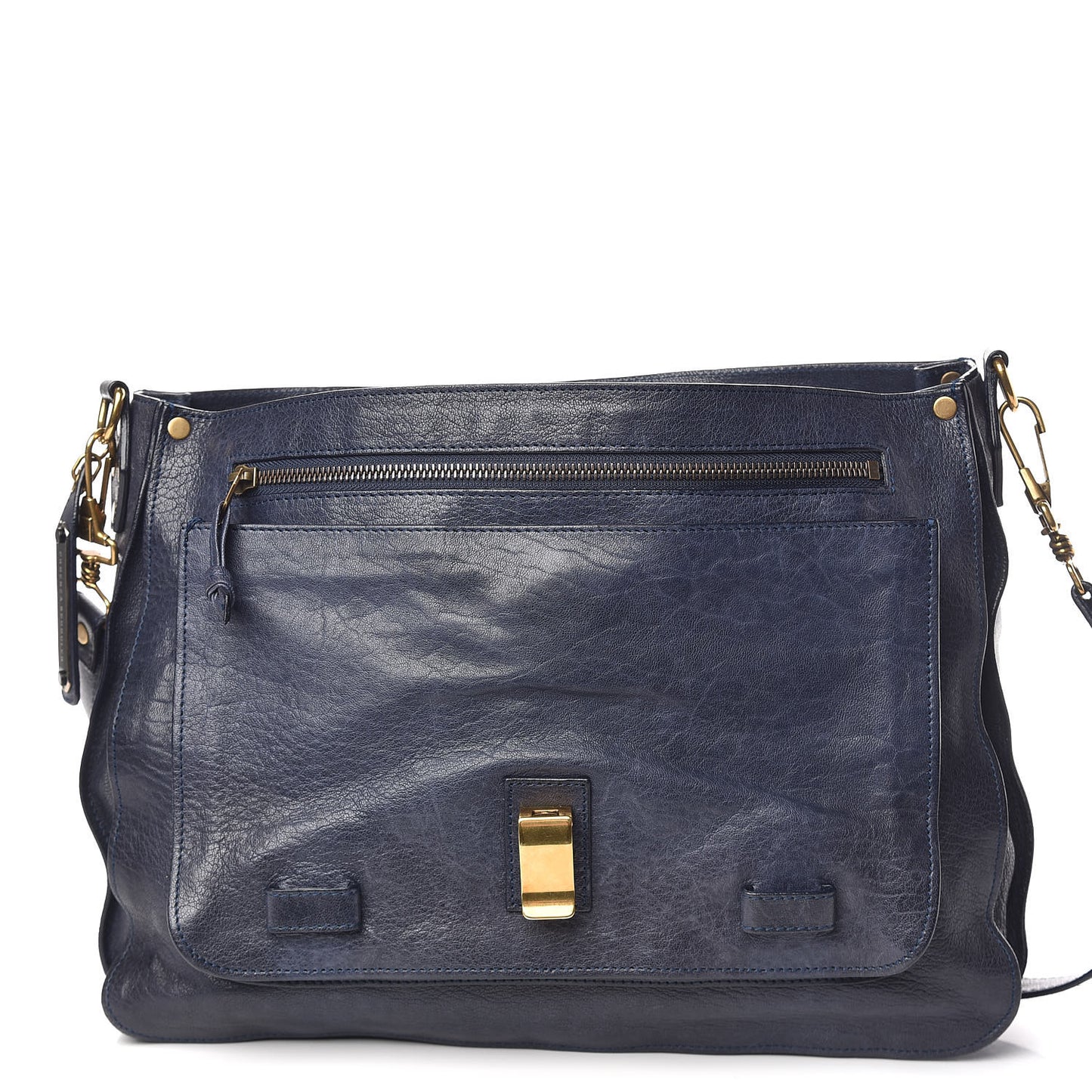 Lambskin Large PS1 Satchel Midnight