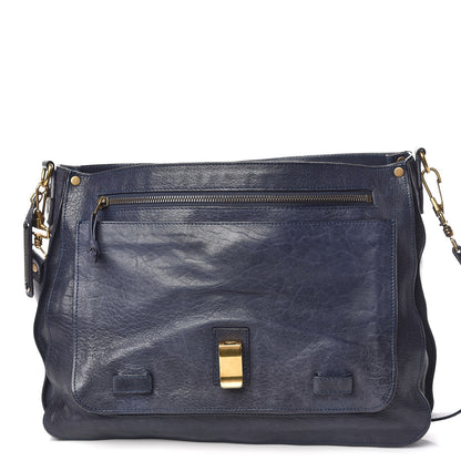 Proenza Schouler Lambskin Large PS1 Satchel Midnight 9 of 12