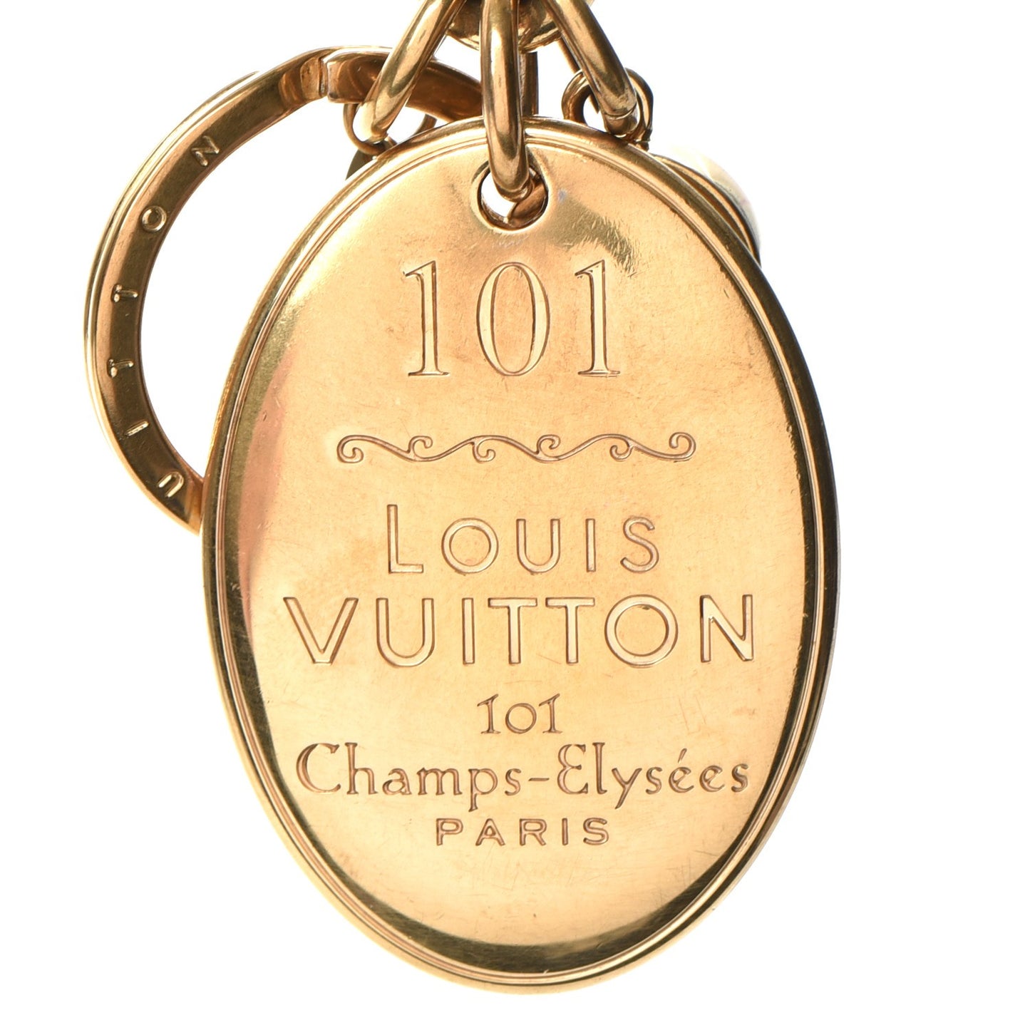 PTE Cles Maizeon Bag Charm Key Holder Gold