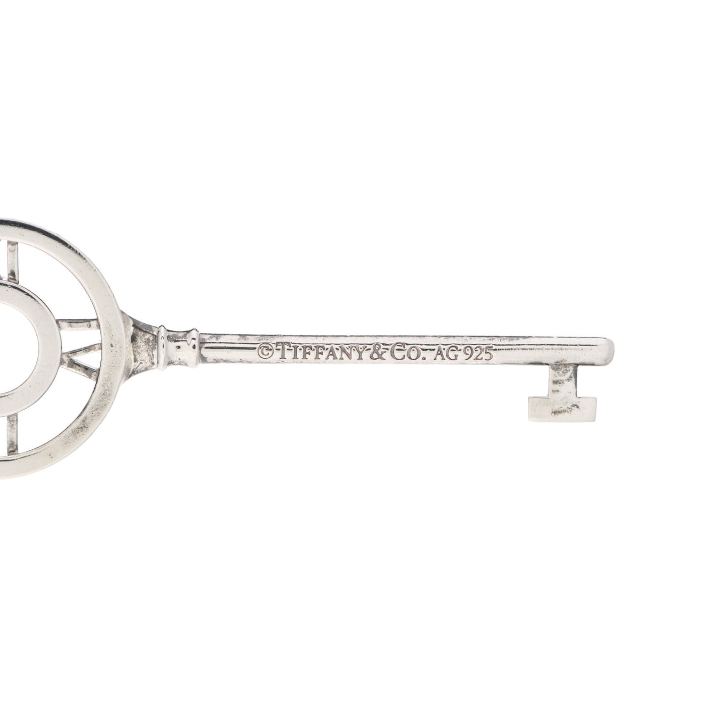 Sterling Silver Atlas Key Pendant