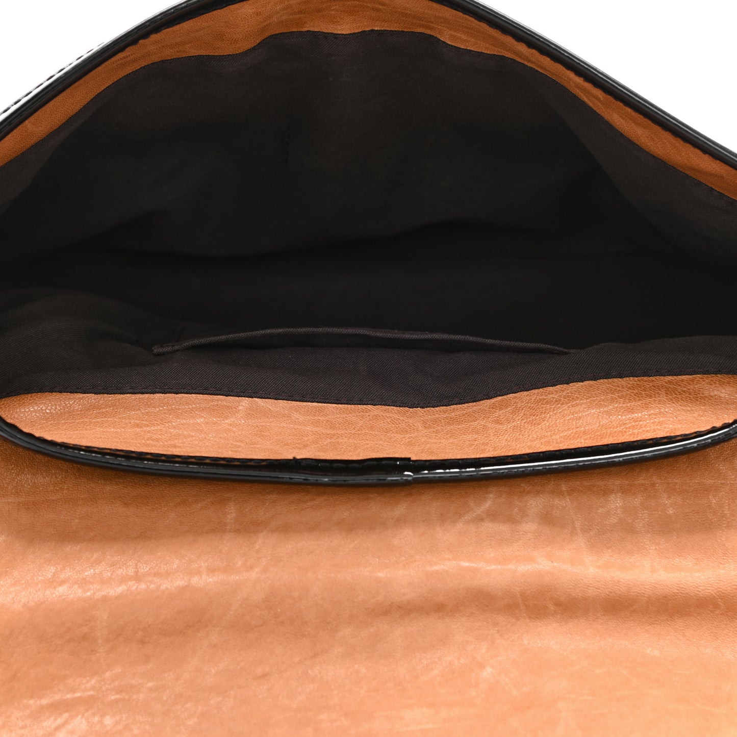 Nappa Patent B Bag Osso Black