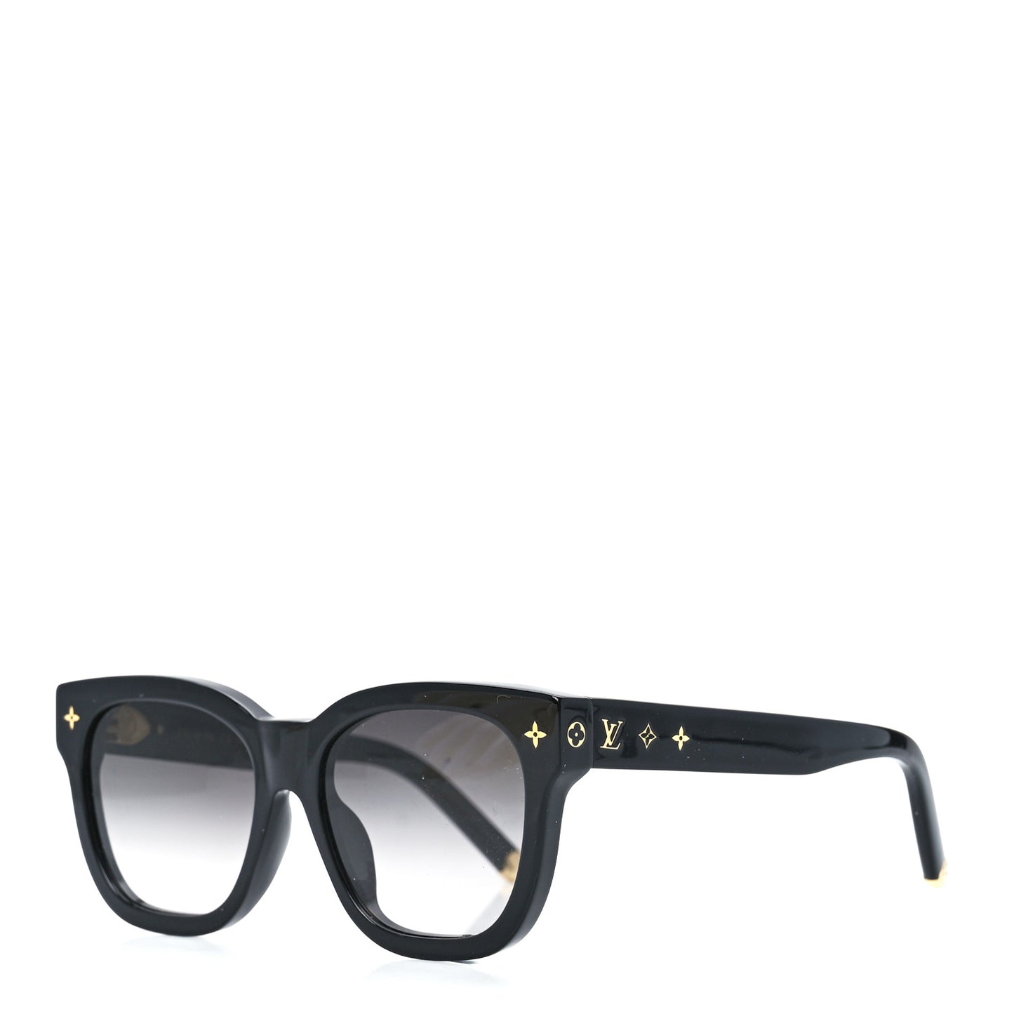 Acetate My Monogram Square Sunglasses Z1523E Black