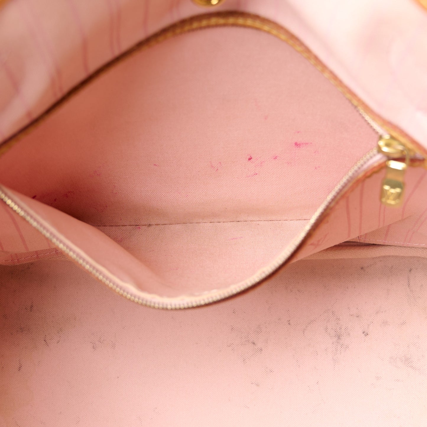 Damier Azur Neo Neverfull MM Rose Ballerine