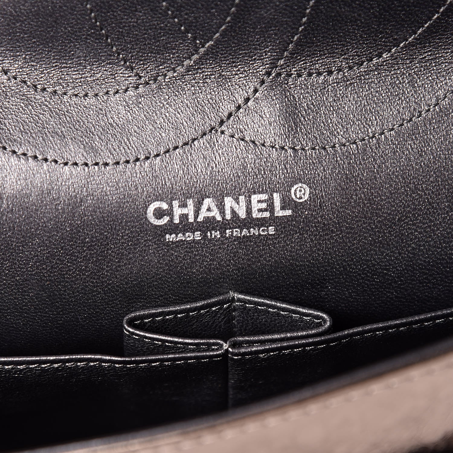 Chanel Metallic Aged Calfskin Quilted 2.55 Reissue 228 Flap Pewter 8 of 9