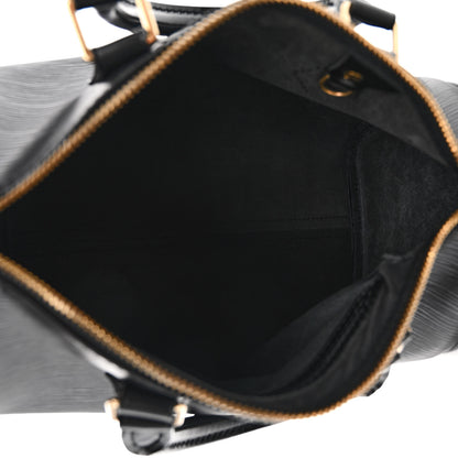 Louis Vuitton Epi Speedy 25 Black 5 of 11