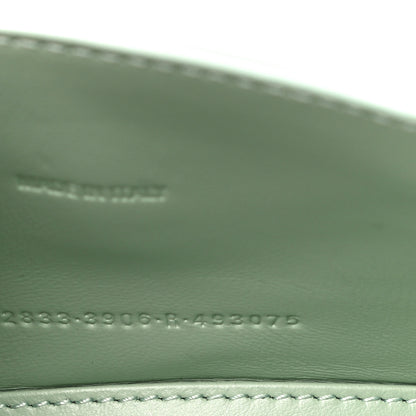 Balenciaga Shiny Calfskin Crocodile Embossed Hourglass Top Handle Bag XS Light Green 8 of 12