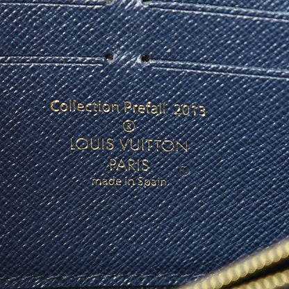 Louis Vuitton Damier Paillettes Zippy Wallet Blue 6 of 10