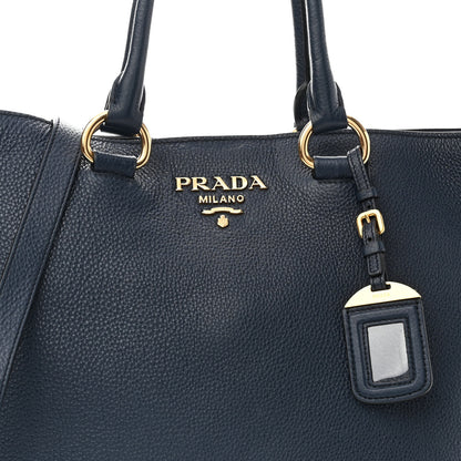 Prada Vitello Daino Shopping Tote Baltico 7 of 10