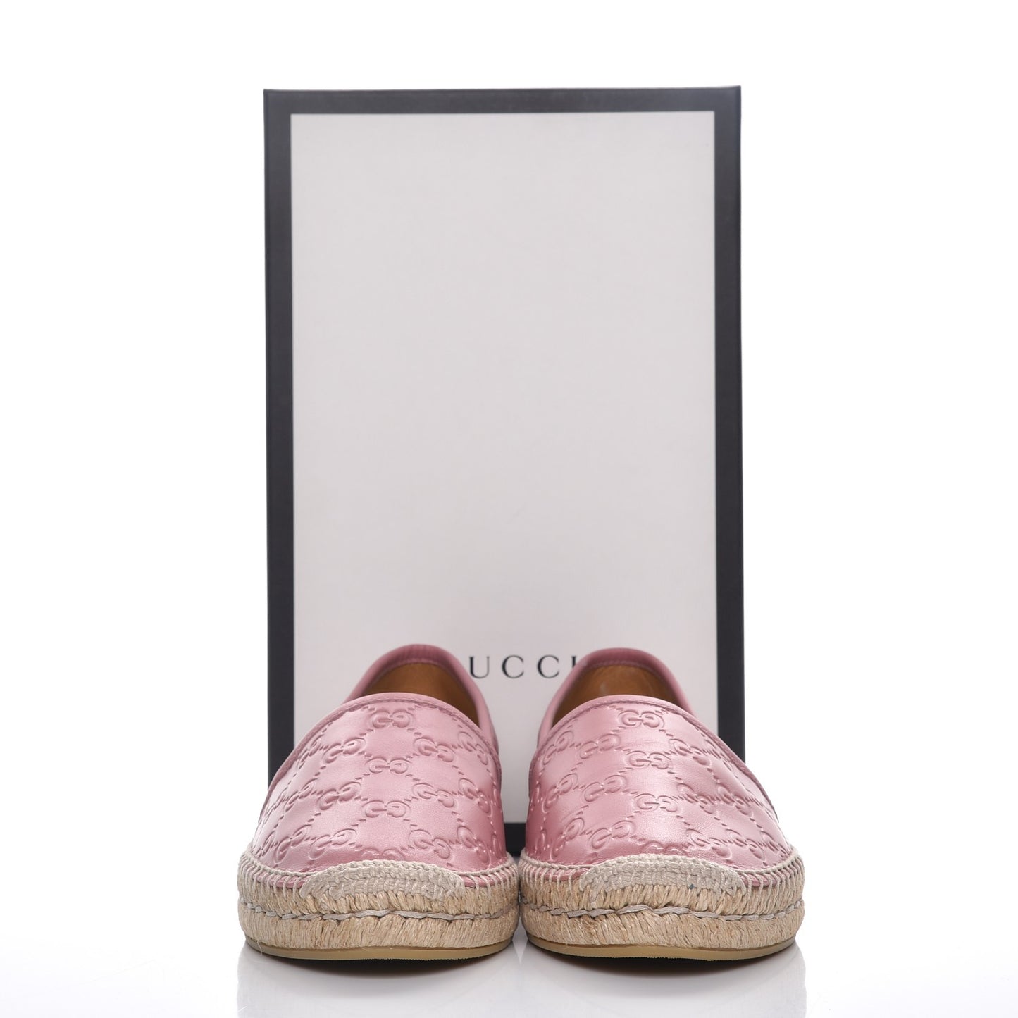 Guccissima Signature Espadrilles 41 Rose Baby Candy