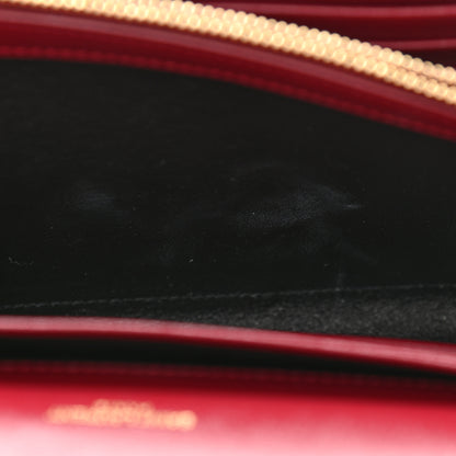 Saint Laurent Smooth Calfskin Monogram Sulpice Chain Wallet Amaretto 7 of 11