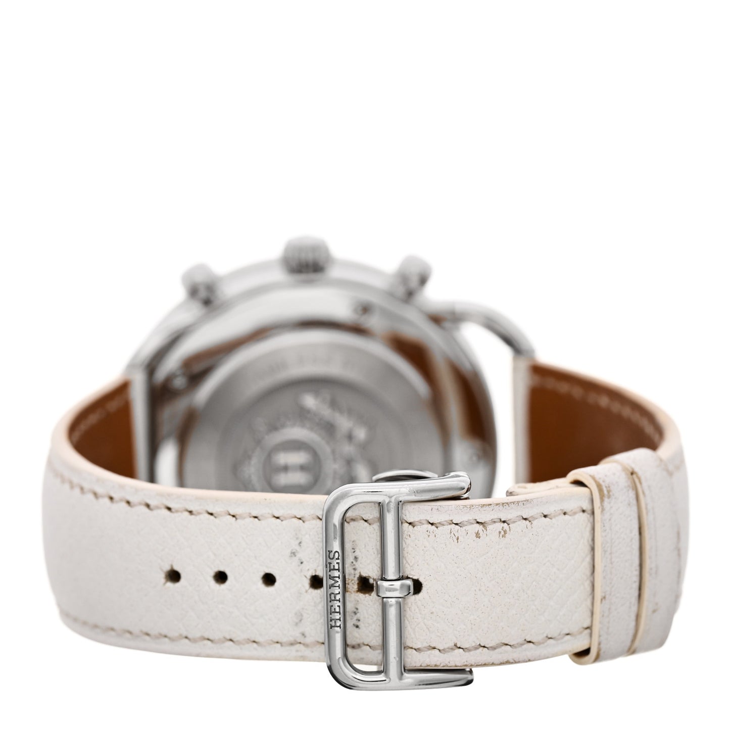 Stainless Steel Epsom 43mm Arceau Chronograph Automatic Watch Blanc