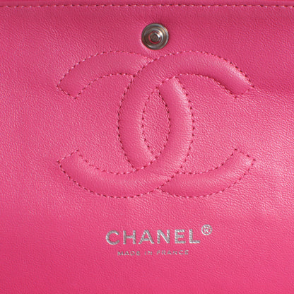 Chanel Patent Quilted Medium Double Flap Pink 5 of 9