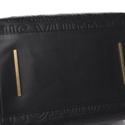 Louis Vuitton Calfskin Embossed Speedy Cube 30 Black 11 of 13
