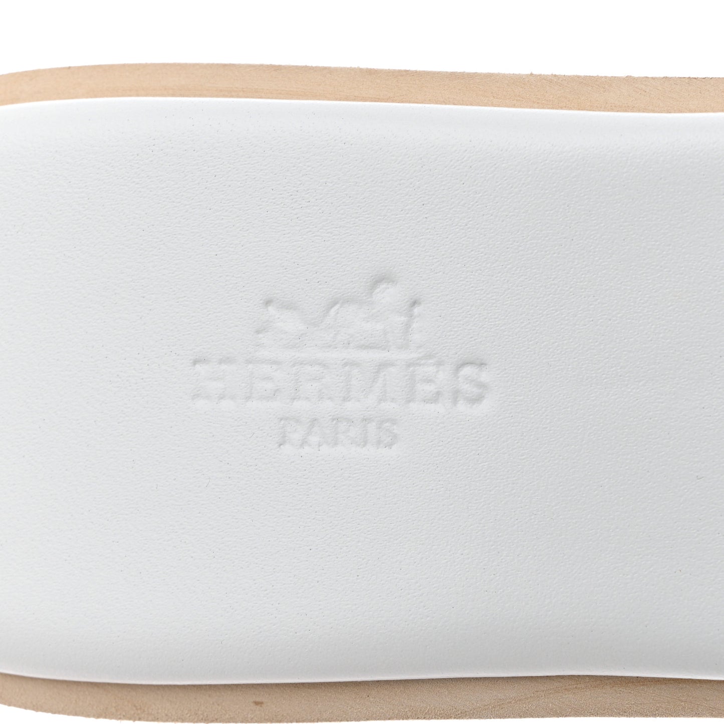 Calfskin Cork Eze 30 Sandals 40 White