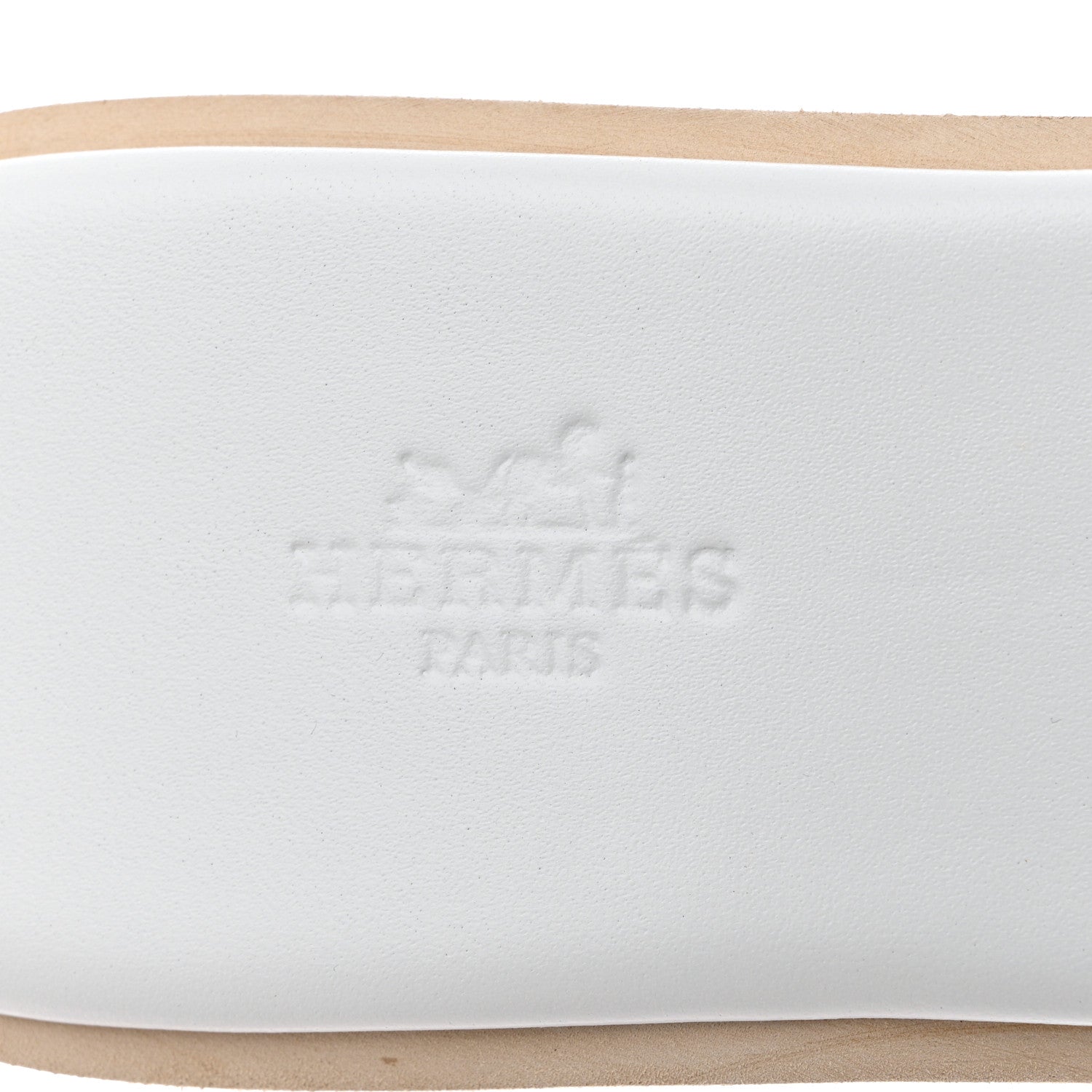 Hermes Calfskin Cork Eze 30 Sandals 40 White 7 of 9