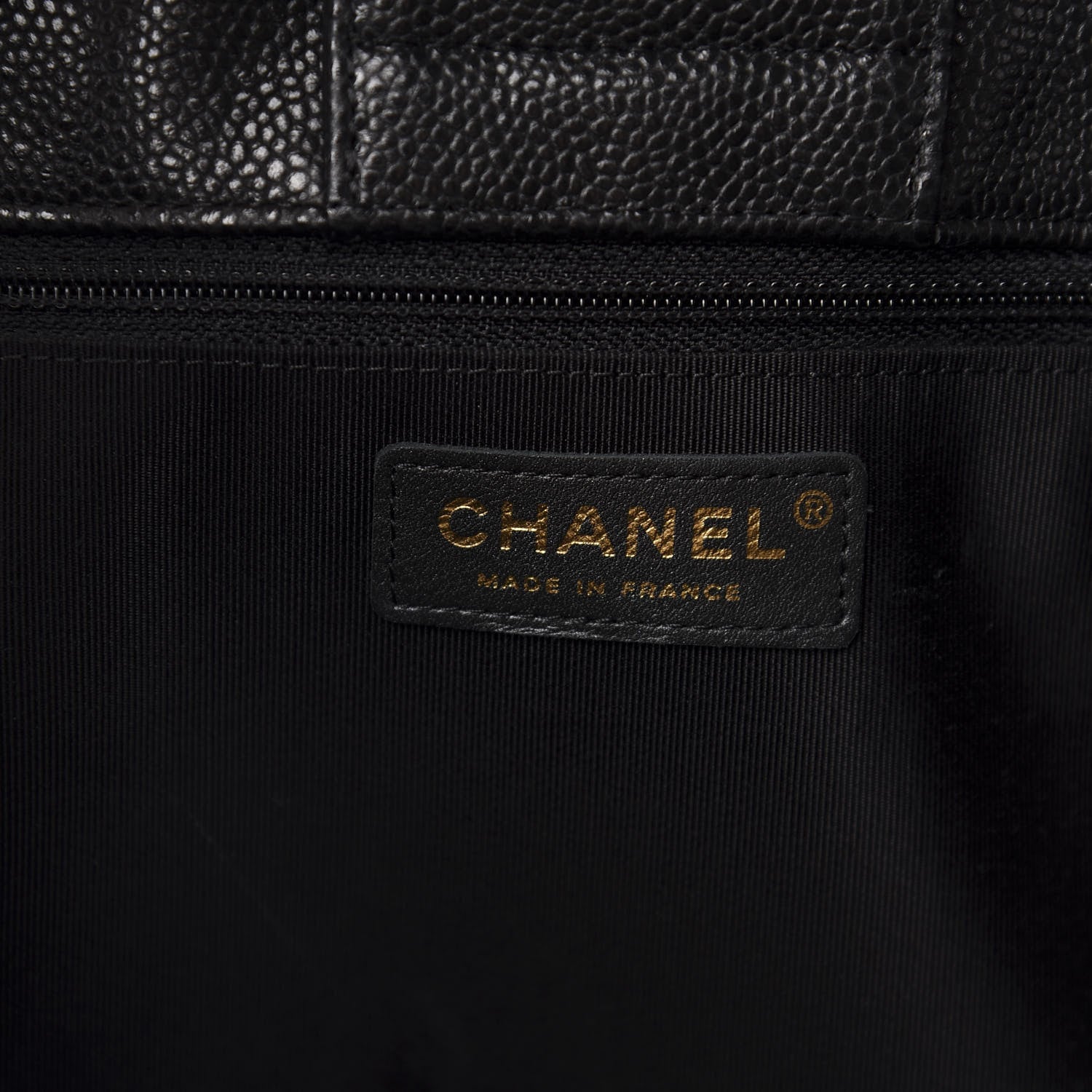 Chanel Caviar Quilted Large Shopping Tote Black 8 of 10