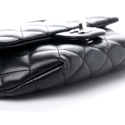 Chanel Calfskin Quilted CC Uniform Flap Belt Bag Black 8 of 15