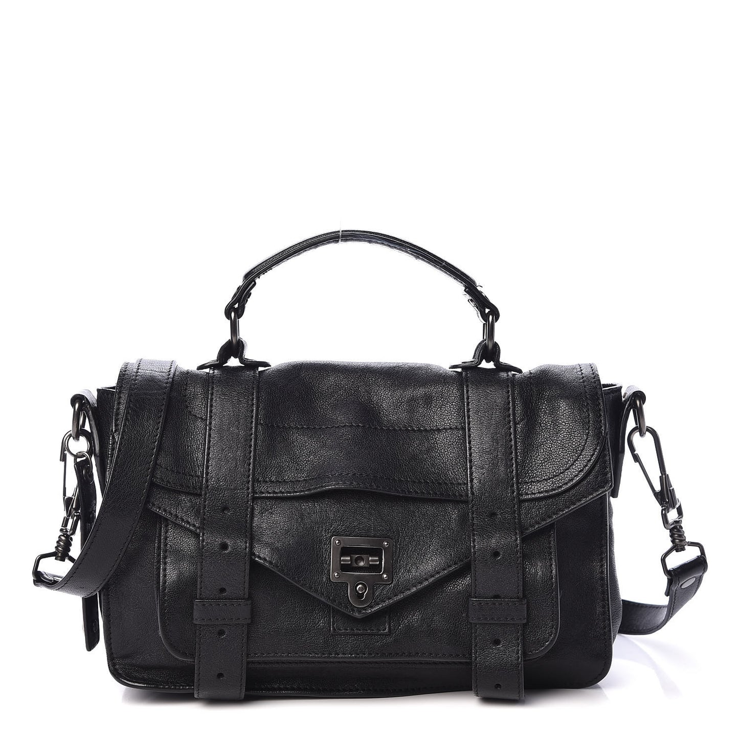 Lambskin Tiny PS1 Satchel Black