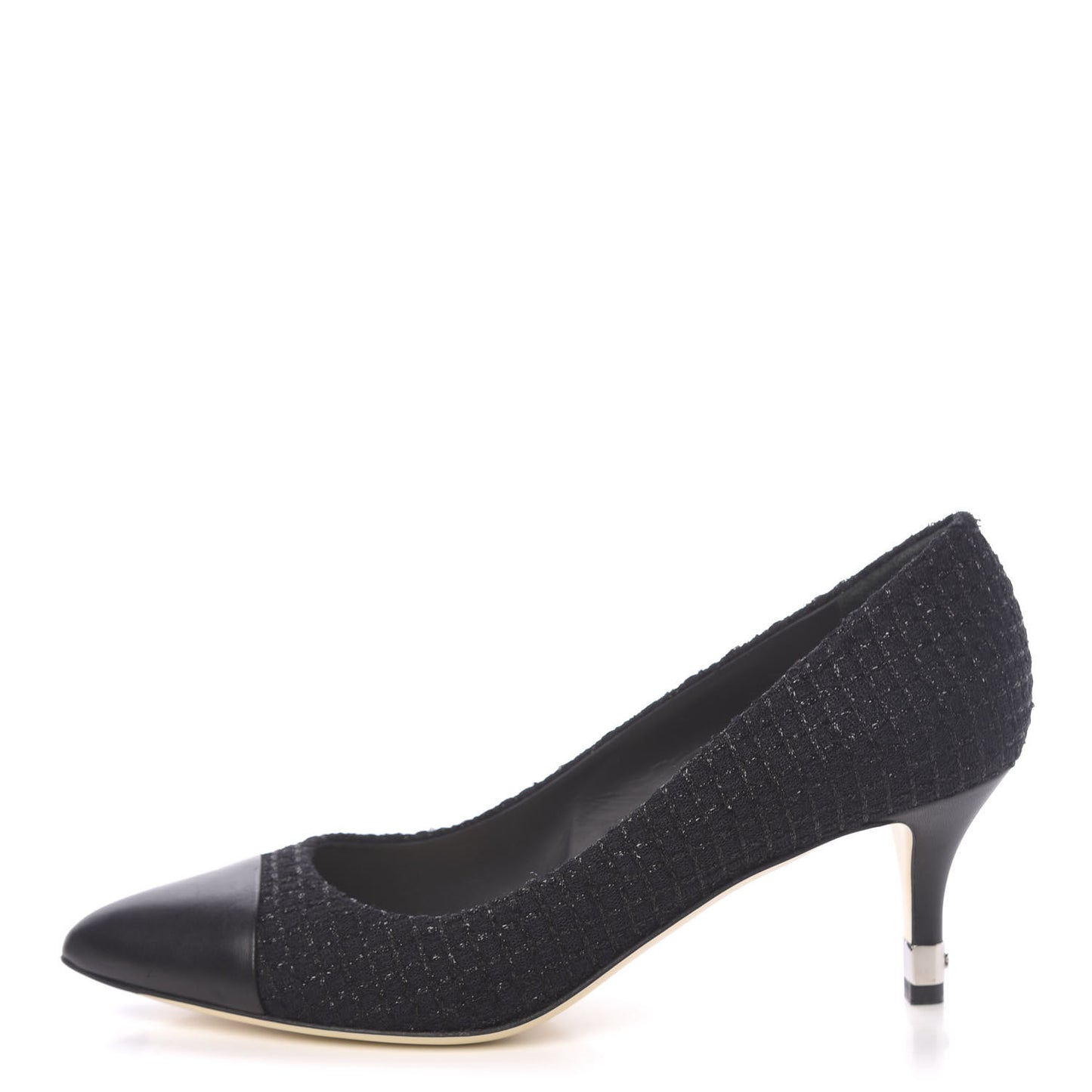 Lambskin Tweed CC Pump 41 Black