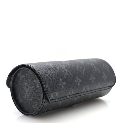 Louis Vuitton Monogram Eclipse 3 Watch Travel Case 3 of 6
