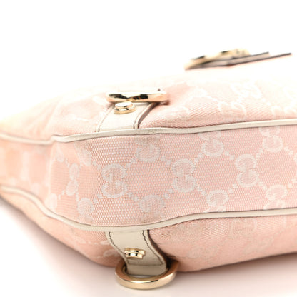 Gucci Monogram Medium Abbey D Ring Hobo Pink 10 of 19