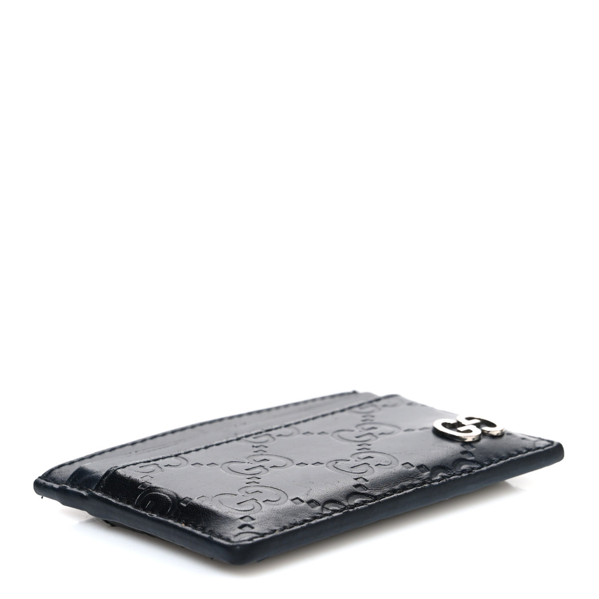 Gucci Guccissima Card Holder Black 4 of 6