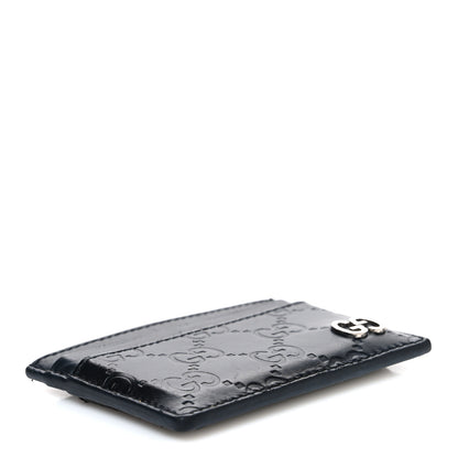 Gucci Guccissima Card Holder Black 4 of 6