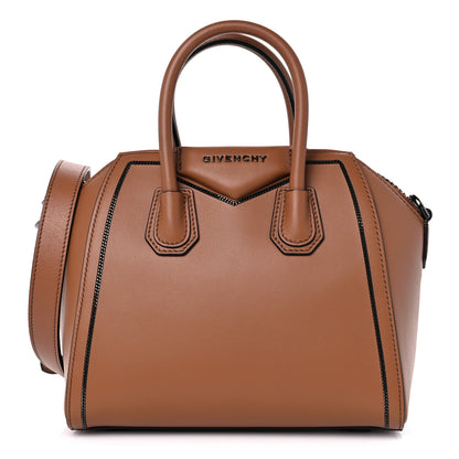 Givenchy Calfskin Chain Detail Mini Antigona Caramel 1 of 9