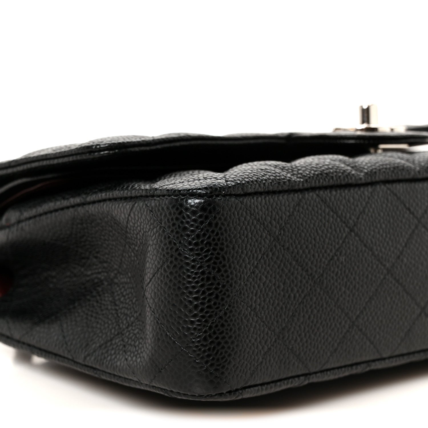 Chanel Caviar Quilted Medium Double Flap Black 10 of 11