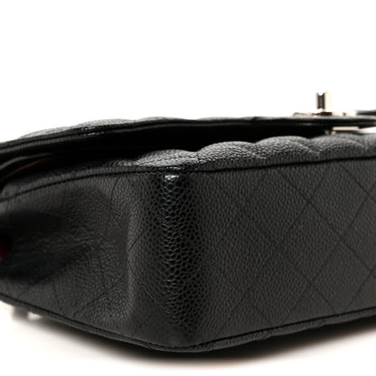 Chanel Caviar Quilted Medium Double Flap Black 10 of 11