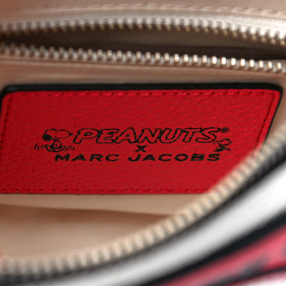 Marc Jacobs X Peanuts Calfskin The Box Crossbody Red 7 of 12