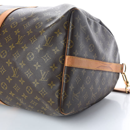 Louis Vuitton Monogram Keepall Bandouliere 55 9 of 10