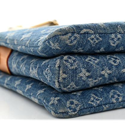 Louis Vuitton Monogram Denim Coussin PM Blue 8 of 10
