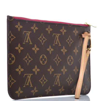 Louis Vuitton Monogram Neverfull MM GM Pochette Pivoine 3 of 8