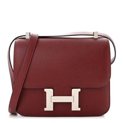 Hermes Grained Monsieur Constance 24 Rouge H 1 of 11
